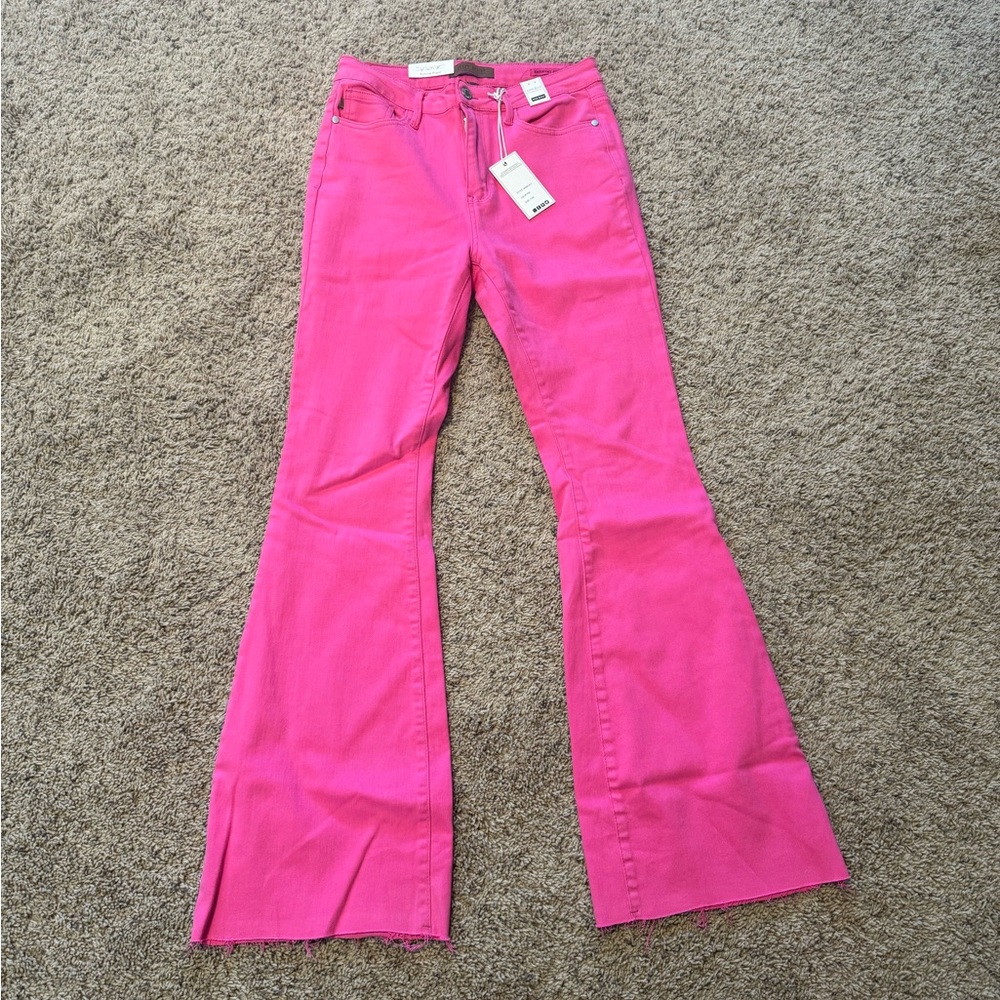 Judy Blue Flare hot pink 7/28